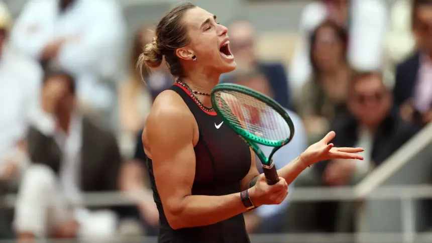 Saját bevallása szerint mély gödörbe került Arina Szabalenka (Fotó: Getty Images)