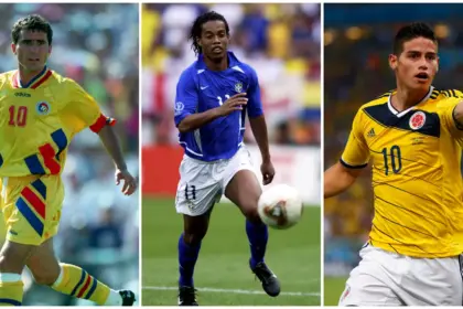 Gheorghe Hagi, Ronaldinho és James Rodríguez gólja is ott van összeállításunkban (Fotó: Getty Images – NS-montázs)